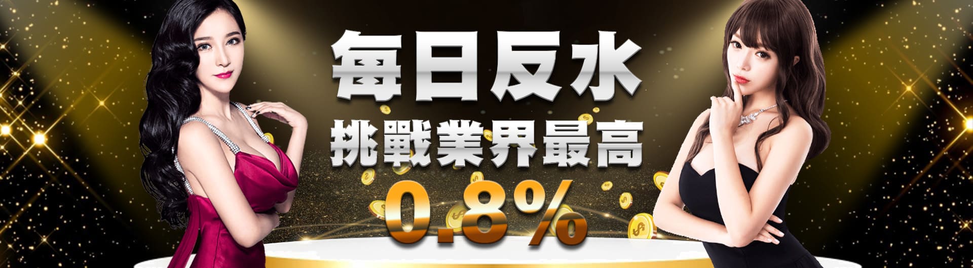 天天返點，野蠻世界最高0.8%!!不計輸贏!